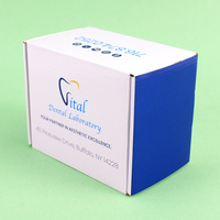 Prix usine personnalisé carton prothèse dentaire expédition Mailer en relief papier boîte d'emballage pour aligneurs dentaires vernis à ongles huile Blush