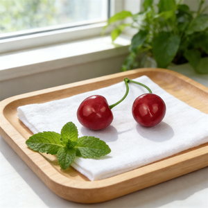 6cm Double Headed Cherry Model Eco-Friendly Plastic Faux Food Display Decoration Business Gift Red DIY Green Handle Kitchen - Product Image 6