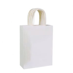 Sacs en papier kraft brun écologiques et recyclables personnalisés, imprimés à l'écran, sacs de luxe pour oreillers, parapluies, rubans - Product Image 1