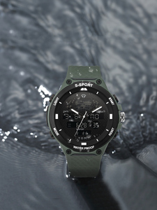 นาฬิกาข้อมือดิจิตอล <span class=keywords><strong>TOMI</strong></span> T215 รุ่นยอดนิยม ดีไซน์เรียบง่าย หน้าปัด <span class=keywords><strong>LED</strong></span> สายหนัง พร้อมปฏิทิน คุณภาพพรีเมียม เหมาะสำหรับใช้ในชีวิตประจำวัน นาฬิกาข้อมือผู้ชาย ปรับแต่งได้ - Product Image 3