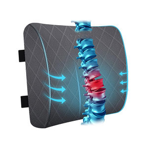 Cojín de soporte Lumbar de espuma viscoelástica, almohada ortopédica con <span class=keywords><strong>respaldo</strong></span> <span class=keywords><strong>para</strong></span> asiento de coche, <span class=keywords><strong>silla</strong></span> de oficina - Product Image 3