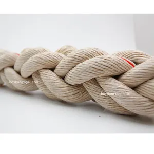 Factory Supply 8/12 Strand Mooring Rope With Polyester Material Double Braided Anchor Rope 60MM 64MM