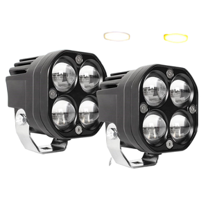 ไฟส่องสว่างสำหรับรถยนต์ 40W 4 ชุด 3 นิ้ว LED แบบกันน้ำ 12V 24V แสงสปอตและฟลัดแบบคอมโบ สำหรับรถยนต์ซูซูกิและรถยนต์ทั่วไป - Product Image 1