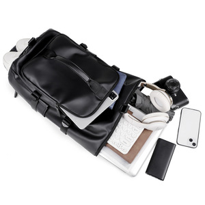 Hot Sale PU Film Custom Pattern Portable Zipper Closure Shoe <strong>Compartment</strong> <strong>Bag</strong> Lightweight Waterproof Multiple Travelling <strong>Bag</strong> - Product Image 5