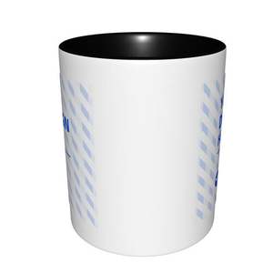 Taza de Cerámica para Café o Té, Estilo Americano, Portátil, Desechable, Ecológica, Diseño Personalizado Hecho a Mano, en Colores Blanco y Negro - Product Image 2