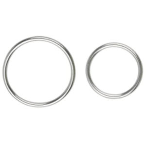 SS316 SS304 Junta tórica de soldadura sin costura inoxidable Anillos soldados de acero inoxidable Junta tórica de metal multiusos - Product Image 3