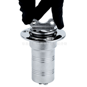 Tapa de Combustible de Acero Inoxidable 316 con Cadena, Accesorio Marino para Tanque de Agua o Aceite - Product Image 5