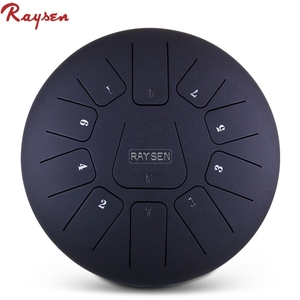 Tambour à langue en acier de 10 pouces, 11 notes, percussion, handpan, tambour chakra, sac et maillets GRATUITS - Product Image 4