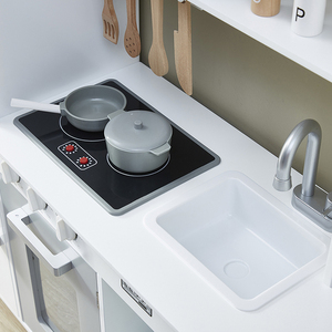 Nouveau design de <span class=keywords><strong>chef</strong></span> préscolaire, ensemble de cuisine pour garçons et filles, jouets alimentaires en bois, <span class=keywords><strong>jouet</strong></span> de cuisine en bois pour enfants - Product Image 5