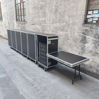 kkmark Boîte de travail robuste personnalisée à 5 tiroirs avec pieds pliables, station de travail ultra-robuste, flight case