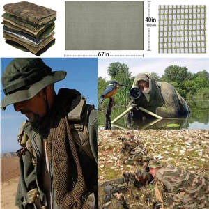 Écharpe tactique de camouflage en filet, foulard en tissu, voile de visage du désert, shemagh, couvre-chef - Product Image 5