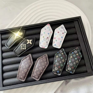 ملابس رأس فاخرة مصنوعة يدويًا لقوس الشعر للأطفال 3 سبيكة BB مشابك صلبة تسقط المفاجئة لحفلات الفتيات الصغيرات والصديقة - Product Image 1