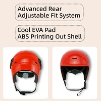 Casque de sécurité universel pour kayak avec protection de nuque étendue, canaux de drainage moulés, pour jeunes, certifié CE, étanche, en matériau ABS+EVA