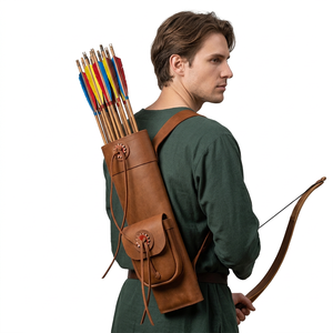 ESHALZ IMPEX - Carcasa para Flechas de Caza, de Cuero Vacuno, OEM, Totalmente Personalizada, 50 cm de Longitud - Product Image 1