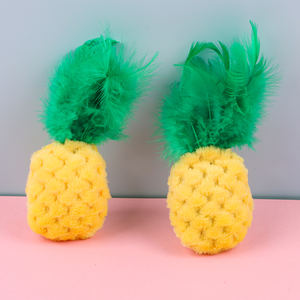 ของเล่นสัตว์เลี้ยงรูปทรงสับปะรดสำหรับสุนัขและแมวของเล่นแบบโต้ตอบได้ - Product Image 3
