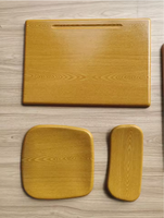 Sillas Escolares Qinfeng, Juego Individual de Madera Ecológica Contemporánea para Aula, Tablero de Mesa de 630x450mm, Silla Cómoda para Estudiantes 1