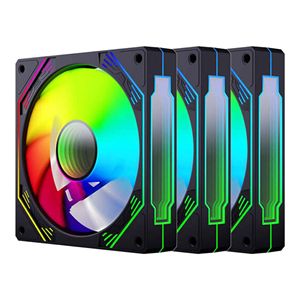 Ventilador de Caja F3 Pro ARGB de Alto Rendimiento de 120 mm, Iluminación RGB Direccionable y Fuerte Flujo de Aire, Ventilador de Refrigeración para PC para Juegos - Product Image 1