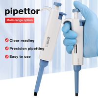 Micropipette de laboratoire Distributeur quantitatif de liquide Micropipette numérique fixe réglable monocanal à volume variable