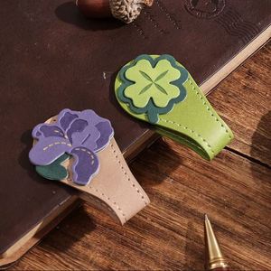 New Style Flower Magnetic <b>Bookmark</b> Reading Page Clip Handmade Stitched Reading Accessory for Writers Student Gift - Product Image 3