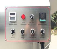 Machine commerciale automatique de torréfaction de fèves de cacao équipement industriel automatique de torréfaction de fèves de cacao d'acier inoxydable à vendre