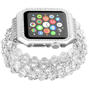 Las mujeres de <span class=keywords><strong>reloj</strong></span> de apple de cuero <span class=keywords><strong>reloj</strong></span> bandas con las chicas de 38mm 42mm <span class=keywords><strong>reloj</strong></span> <span class=keywords><strong>inteligente</strong></span> de la banda de muñeca - Product Image 5