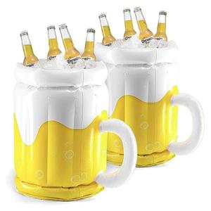 Seau à glace flottant gonflable le plus populaire Conteneur à glace gonflable Seau à glace en PVC Barre de service pour la fête de l'eau - Product Image 2