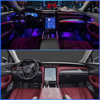 Bande lumineuse LED RGB d'ambiance intérieure TMPRO pour Hongqi H5 2023-2024, lampe d'ambiance dynamique symphonique, accessoires de modification