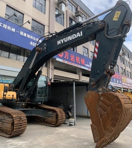 Excavatrice sur chenilles Hyundai 375LVS d'occasion, excavatrice hydraulique de 38 tonnes, équipement lourd pour mines - Product Image 2