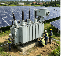 Transformateur de commutation sous charge immergé dans l'huile Rainbow SZ11-10000/35 triphasé 35 kV 10000 kVA à enroulement en cuivre pur de capacité moyenne