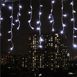3x3 A MENÉ les quirlandes Électriques de Glaçon Lumière Plug UE Guirlande Rideau LED Lampe de Ficelle De Noël Décoration Extérieure/Intérieure - Product Image 3