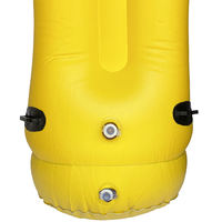 Vente en gros usine – Mannequin de football gonflable portable pour adulte, rouge et jaune, 175 cm, en PVC, très populaire, pour intérieur et extérieur
