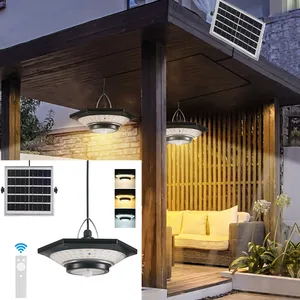3 Modes Solar Motion Sensor Light Indoor 228led Solar Indoor Ceiling LED Light with Remote Control Solar Light Lamp for Indoor