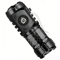 Mini lampe frontale LED OEM 3 LED rechargeable USB-C à clipser sur casquette, lampe torche portable pour la pêche, la course, le camping, les activités de plein air, avec logo personnalisé