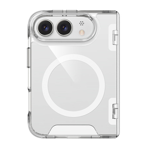 Funda Protectora para iPhone Duo Fold con Lente de Pantalla Elevada de 1.2mm, Transparente, Rígida, Antiarañazos, con Anillo Magnético Integrado, Antigolpes, Delgada - Product Image 3