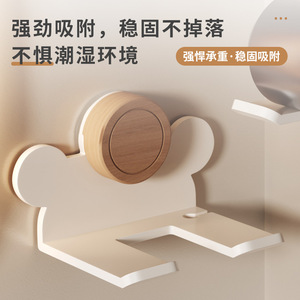 Soporte de Pared para Secador de Pelo con Ventosa, Estante de Aluminio para Baño, Estante de Almacenamiento Duradero, Forma Rectangular, Modelo 985 - Product Image 3