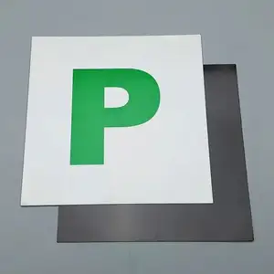 Kunden spezifischer Magnet druck L-Platten Lernende Fahrer platten Geschwindigkeit Begrenzter Aufkleber L-Platten Auto-Brief-Sauger-Zeichen