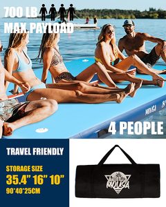 Plataforma Inflable Personalizada OEM de Alta Calidad, Plataforma <span class=keywords><strong>Flotante</strong></span> de PVC con Tecnología Drop Stitch, Plataforma <span class=keywords><strong>Flotante</strong></span> de Agua - Product Image 6