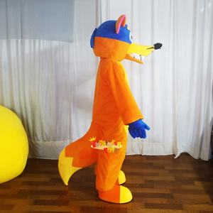 CEカスタムメイド大人のハロウィーンパーティーマスコットコスチュームオレンジオオカミ犬フォックス - Product Image 2