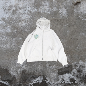 Conjunto de Sudadera con capucha de otoño con serigrafía de punto de rizo 500GSM informal de alta calidad OEM/ODM para hombre, jersey de moda al por mayor - Product Image 2