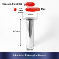 Gouttière en acier inoxydable pour pont autoroutier, design moderne, système de drainage et récupération des eaux de pluie