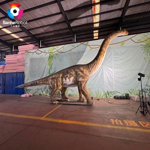 Braquiosaurio Animatrónico Personalizado 1:1, Modelo de <span class=keywords><strong>Dinosaurio</strong></span> Mecánico Grande para Parques Temáticos y Atracciones de Parques de Diversiones - Product Image 5