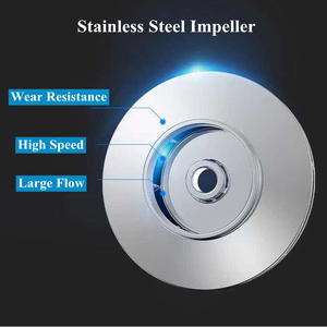 Qiwo Bomba Tipo máy bay phản lực jet550 4m3/h 0.75HP tự mồi nhà ở cánh quạt Máy bơm nước áp lực cao nông giếng máy bay phản lực bơm - Product Image 6