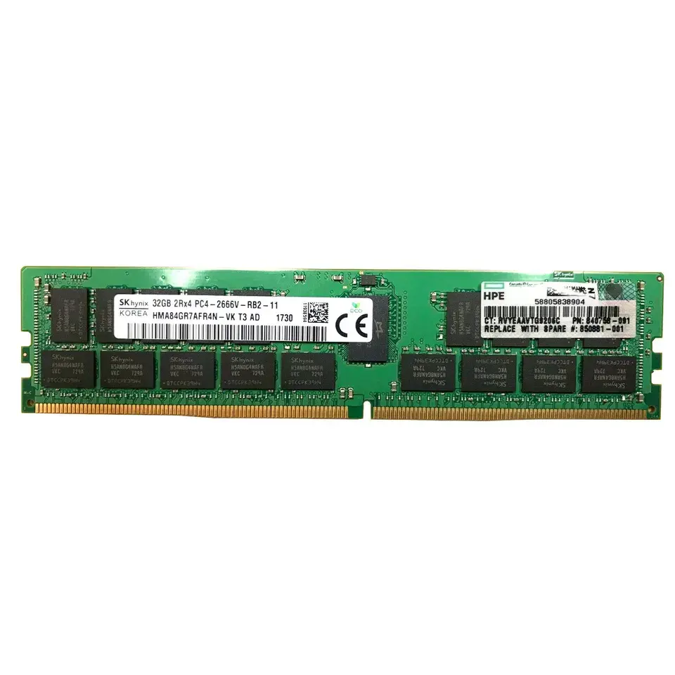 HPE 32GB (1x32GB) Dual Rank x4 DDR4-2933 CAS-21-21-21 Kit di memoria intelligente registrato