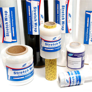 Moisture Proof Mini <b>Stretch</b> <b>Wrap</b> Film with Handle LLDPE Material Tensile Strength - Product Image 5