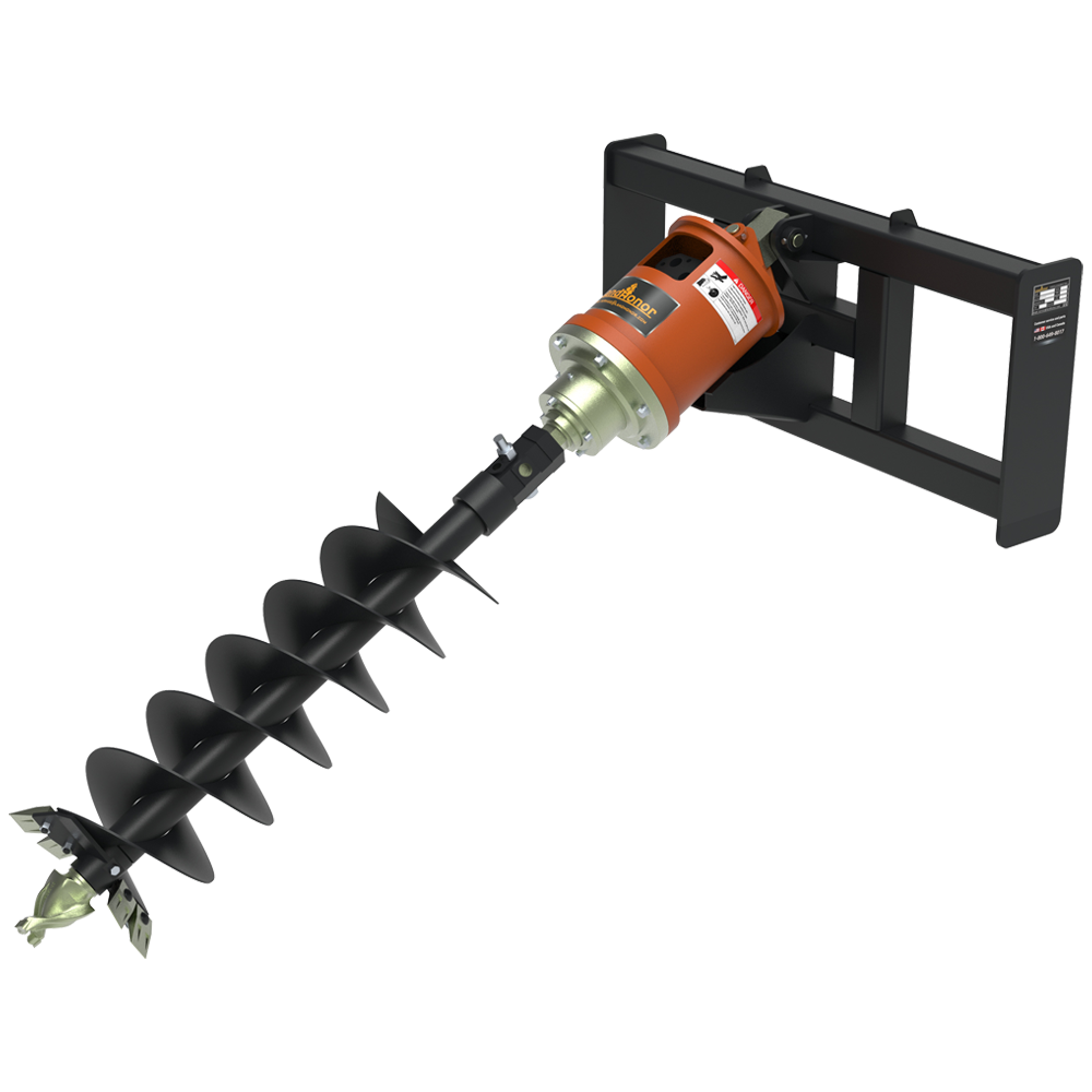 skid steer auger drive