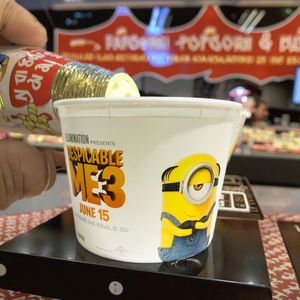 Cubeta para Palomitas de Maíz Estilo Americano con Logotipo Personalizado, Tapa con Cierre de Seguridad, Asa, Grado Alimenticio, Libre de BPA, para Bodas - Product Image 2