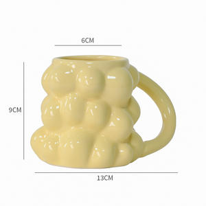 Taza de agua de cerámica creativa para el hogar, taza de café sencilla y bonita con personalidad, regalo de oficina para <span class=keywords><strong>desayuno</strong></span> y leche - Product Image 4