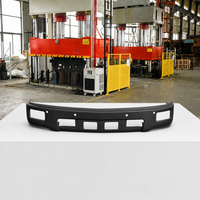 Bumper Depan Hitam untuk Chevrolet Silverado 1500 1500 14-15 Dengan Lubang Sensor Dengan Lubang Lampu Kabut Bumper Truk Pikap