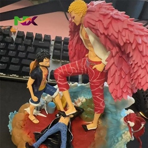 ฟิกเกอร์เรซิ่นวันพีซ ลูฟี่ ปะทะ โดฟลามิงโก ฉากต่อสู้ งานสตูดิโอ 3DA GK ของตกแต่งอนิเมะ - Product Image 2