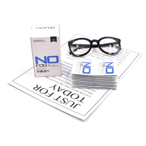 Beste Verpackung AntiFog Brille Linsen reinigungs tücher Anti-Fog-Brille saubere Taschen tücher Anti Static Phone Screen Wipes